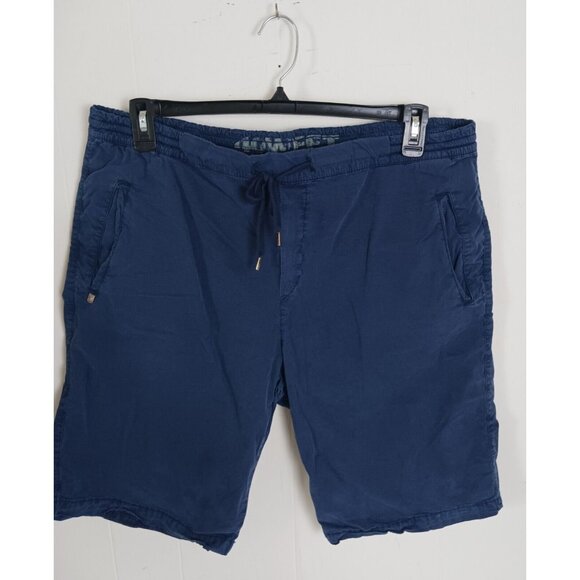 40 Weft Navy Blue Drawstring Casual Shorts Men's Size 40X11 - Picture 11 of 11